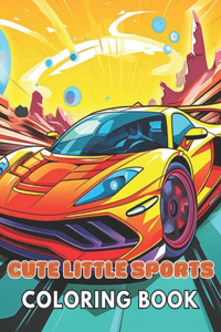 Cute Little Sports Car Coloring Book