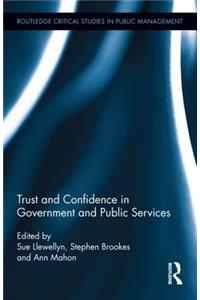 Trust and Confidence in Government and Public Services