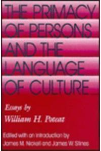 Primacy of Persons and the Language of Culture