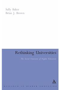 Rethinking Universities