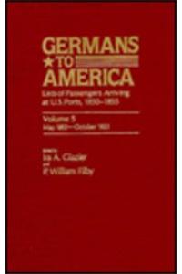 Germans to America, May 28, 1853-Oct. 24, 1853
