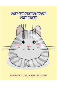 Cat Coloring Book Children