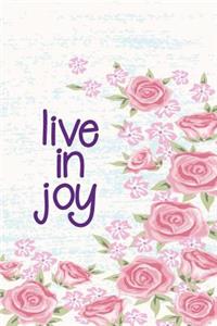 Live In Joy a daily journal