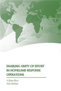 Enabling Unity of Effort in Homeland Response Operations