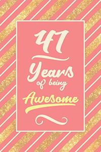 47th Birthday Journal