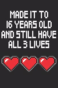 16 Years Old 3 Lives