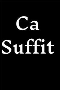Ca Suffit Planner Notebook Journal