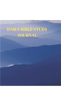 Daily Bible Study Journal: 116 Pages Formated for Scripture and Study!