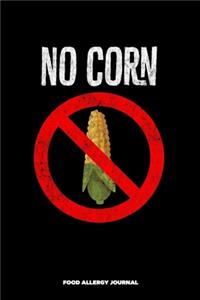 No Corn Food Allergy Journal