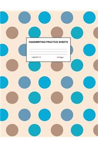 Handwriting Practice Sheets