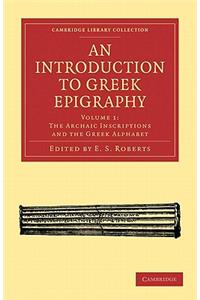 An Introduction to Greek Epigraphy