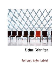 Kleine Schriften