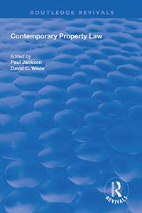 Contemporary Property Law