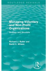 Managing Voluntary and Non-Profit Organizations