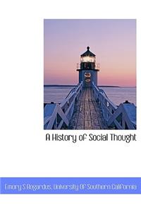 A History of Social Thought