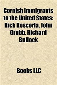 Cornish Immigrants to the United States