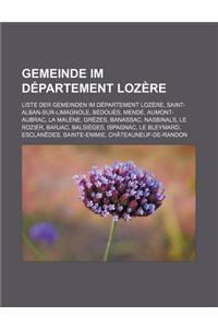 Gemeinde Im Departement Lozere