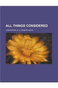 All Things Considered