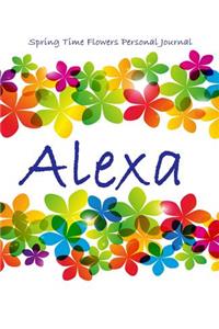 Spring Time Flowers Personal Journal - Alexa