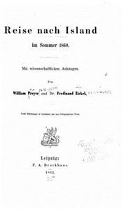 Reise nach Island im sommer 1860