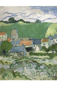 View of Auvers, Vincent Van Gogh. Ruled Journal