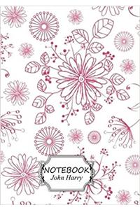 Flora Pattern Notebook: Pocket Notebook Journal Diary: 1