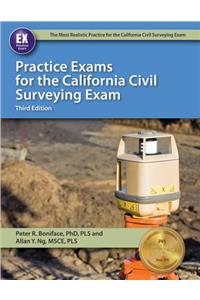 Practice Exams for the California Civil Surveying Exam