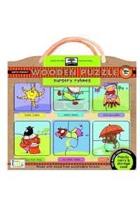 Nursery Rhymes: Earth Friendly Puzzles With Handy Carry &amp; Storage Case