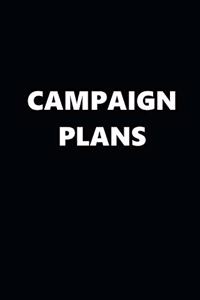 2020 Daily Planner Political Theme Campaign Plans Black White 388 Pages