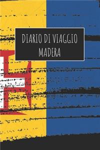 Diario di Viaggio Madera: 6x9 Diario di viaggio I Taccuino con liste di controllo da compilare I Un regalo perfetto per il tuo viaggio in Madera e per ogni viaggiatore