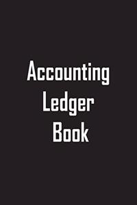 Accounting Ledger Book