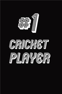 #1 Cricket Player Notebook