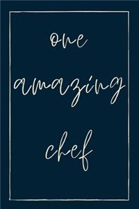One amazing chef