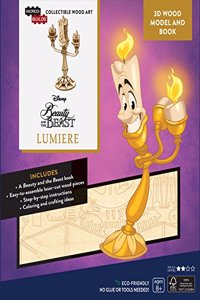 IncrediBuilds: Disney's Beauty and the Beast: Lumiere 3D Wood Model and Book