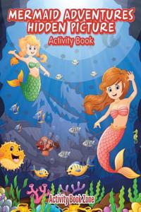 Mermaid Adventures Hidden Picture Activity Book