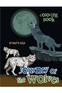 Journey of the Wolves Coloring Book