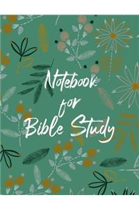 Note Book For Bible Study