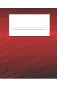 Red Composition Notebook