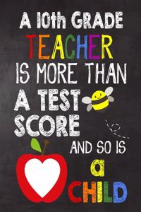 A 10th Grade Teacher is More Than a Test Score and So is a Child