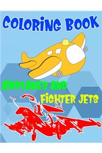 Coloring Book Airplanes And Fighter Jets