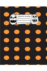 Abstract Halloween Pattern Volume 5 Wide Ruled Journal
