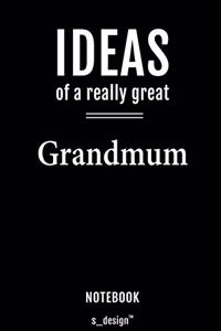 Notebook for Grandmums / Grandmum