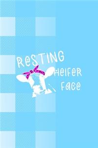 Resting Heifer Face