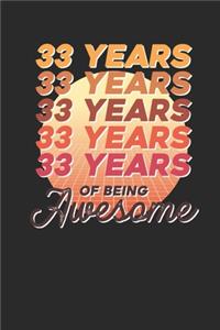 33 Years Of Being Awesome