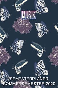 Musik Semesterplaner - Sommersemester 2020