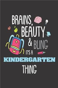 Brains, Beauty & Bling It's a Kindergarten Thing