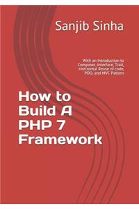 How to Build a PHP 7 Framework: With an Introduction to Composer, Interface, Trait, Horizontal Reuse of Code, Pdo, and MVC Pattern