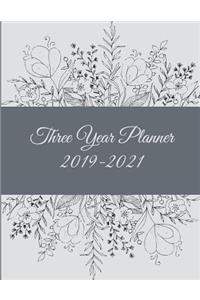 Three Year Planner 2019-2021