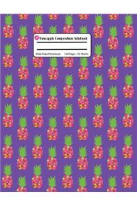 Pineapple Composition Notebook