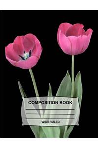 Wide Ruled Composition Book